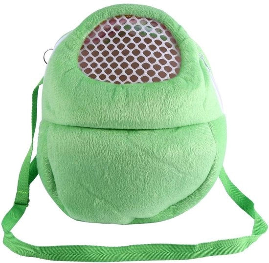 Portatile per animali - Sicurezza e Comodità - Tasca per animali - Zaino - Cinturino regolabile - Superficie in mesh - Adatto per hamster/eguiletto