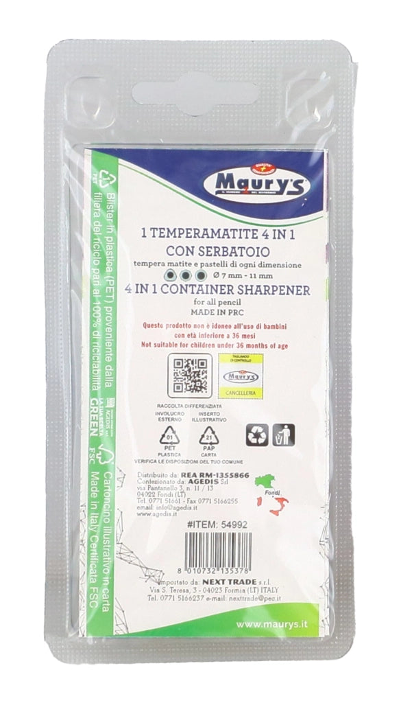 MAURY'S TEMPERAMATITE 4 IN 1 CON SERBATOIO