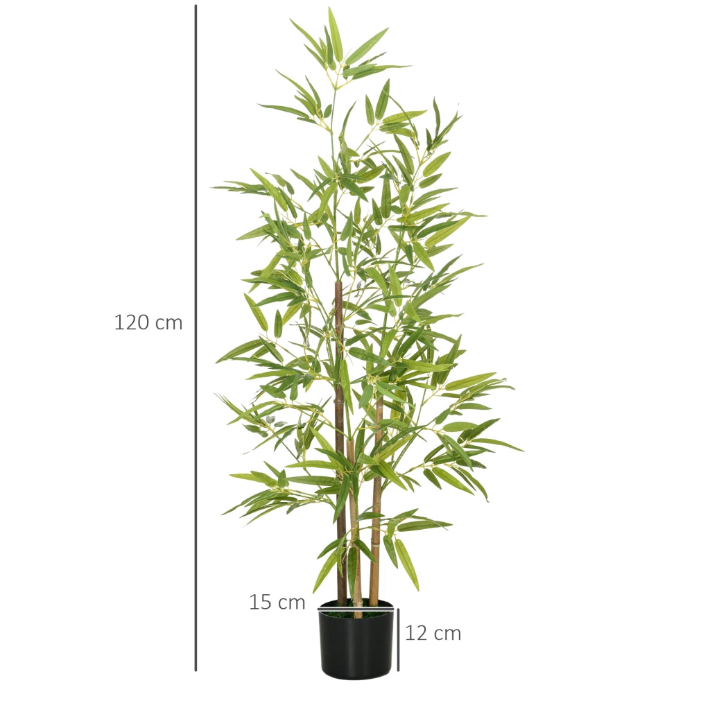Pianta Artificiale di Bamb¨´ ¨C zephmum ¨C Verde 120 cm con Vaso