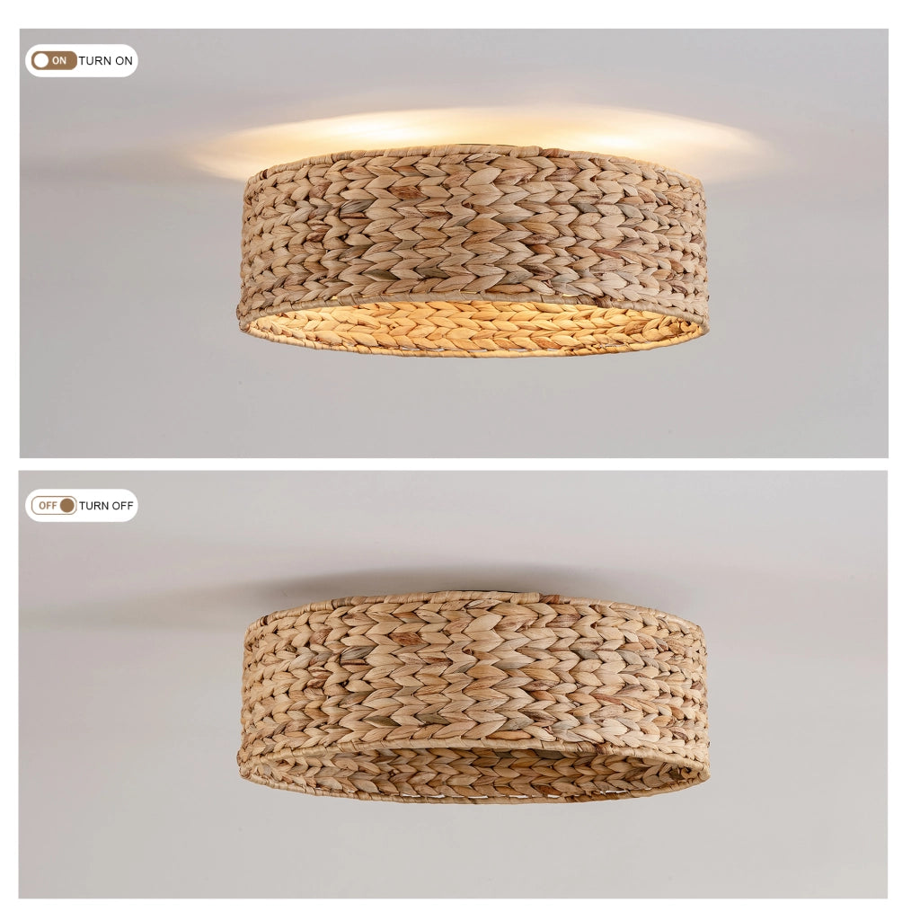 Ventilatore da soffitto con luce 4 portalampada E26 controllo Bluetooth e telecomando 6 velocità rame
