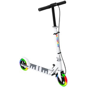 Monopattino per bambini con doppio freno ¨C Xylo ¨C telaio in metallo pieghevole 3-8 anni bianco