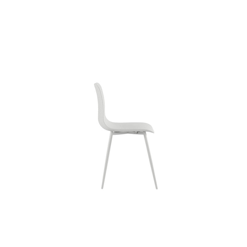 Sedia in polipropilene Gambe metallo verniciato Cover 50cm X 58cm H 85cm Stones
