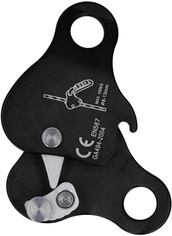 Klimgrijper Auto- Blokkeerstukontwerp Professionale Veiligheidsklimtouwgrijper - Certificato CE - Capacità di sollevamento 5KN - Adatto per funi 8-13 mm - Klimgrijper