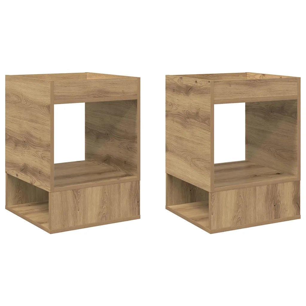 Tavolino 2 pcs Rovere artigianale 40 x 40 x 56 cm 890959