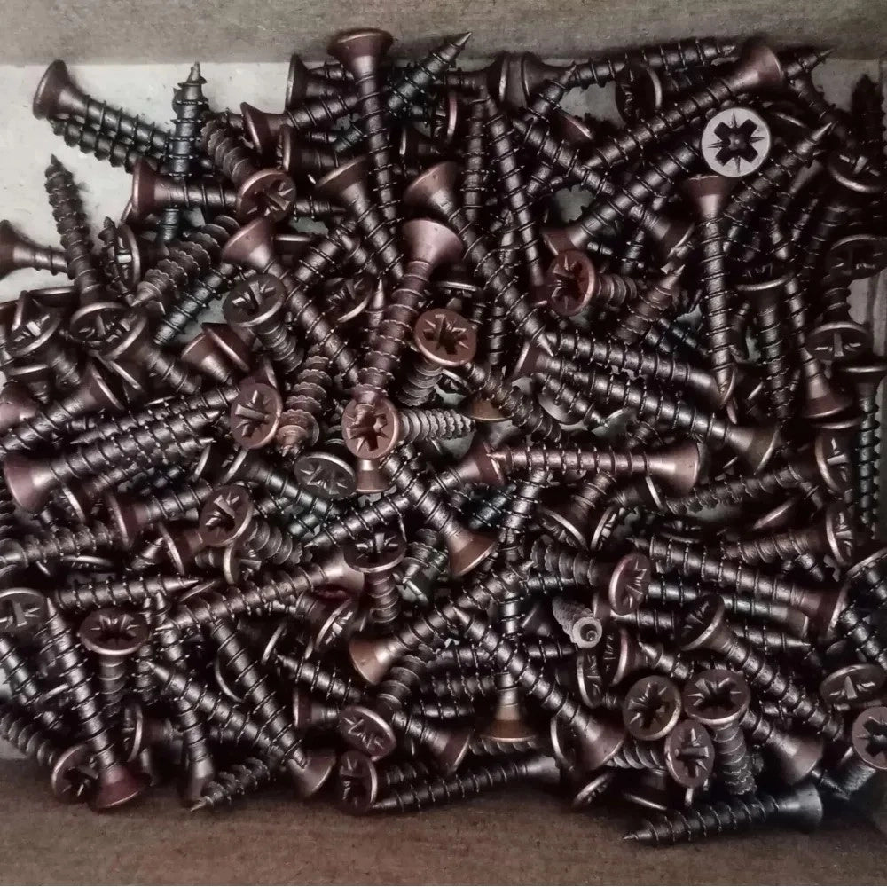 Vite 5,0x30mm - 50pz tps testa conica bronzata per legno truciolare