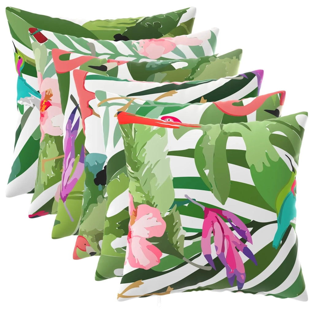 Cuscino 6 pz HEERLEN Multicolore 50 x 50 cm Poliestere 927137