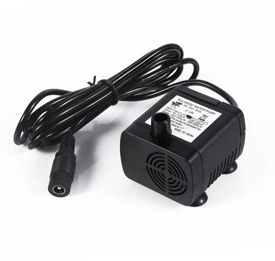 Pompa subacquea mini solare DC12V - Rvs - Fontana da giardino - Energia solare - Acquario - Laghetto