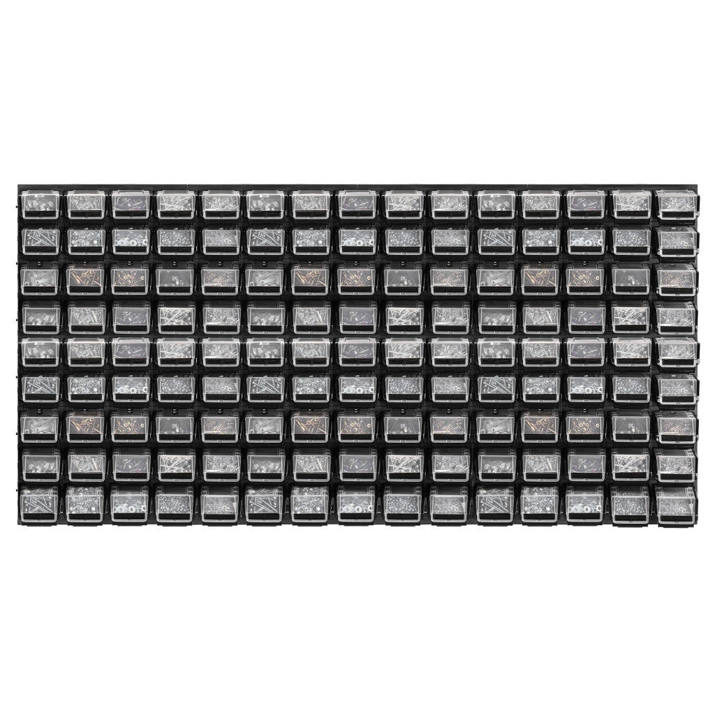 Pannello portautensili da parete KADAX 156x78cm 135El per officina e garage.