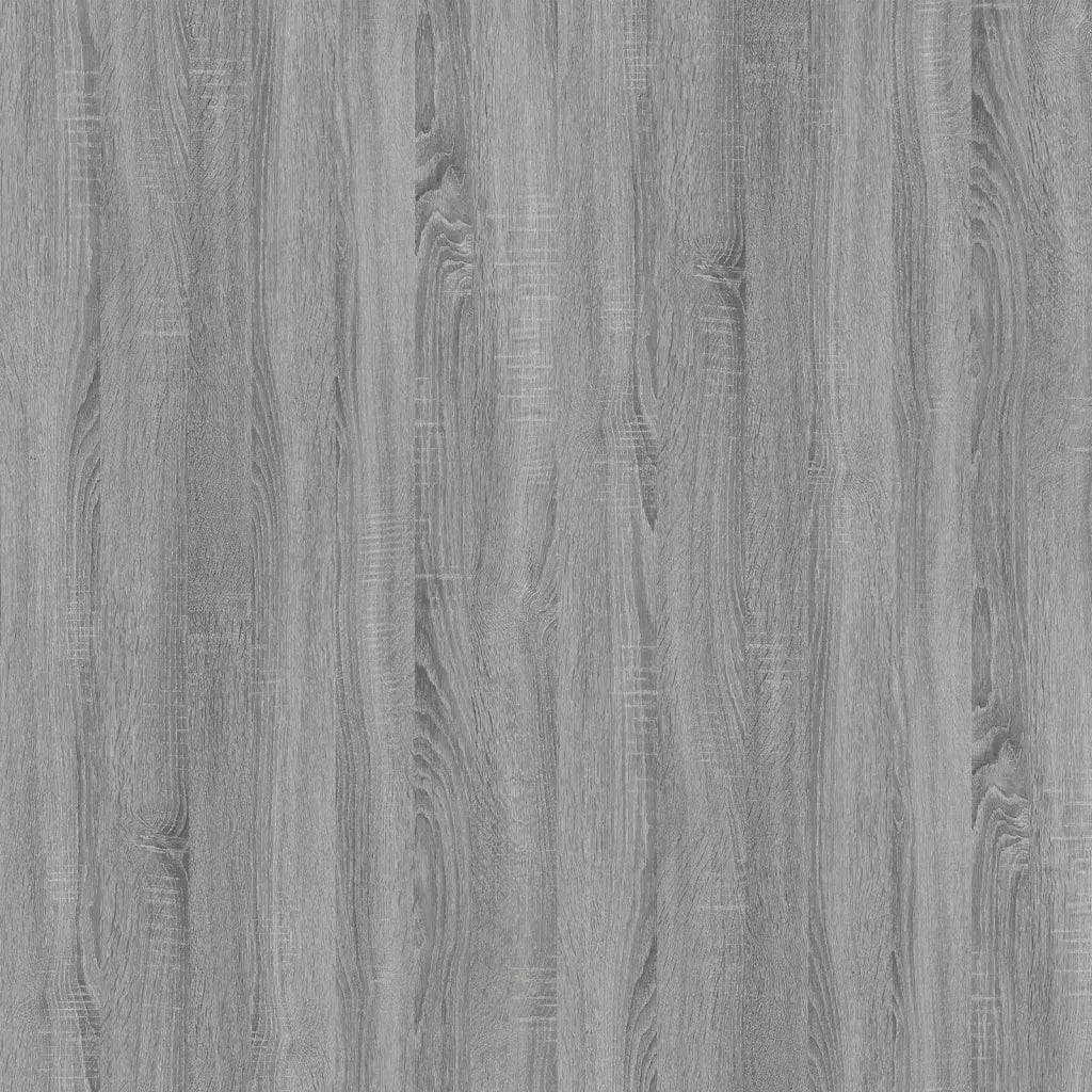 Comodini 2 pz-Set di 2 Tavolino da notte Grigio Sonoma 50x46x50 cm in Legno Multistrato