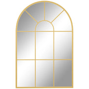 Specchio da parete in metallo dorato ¨C Minimal ¨C 91x60 cm