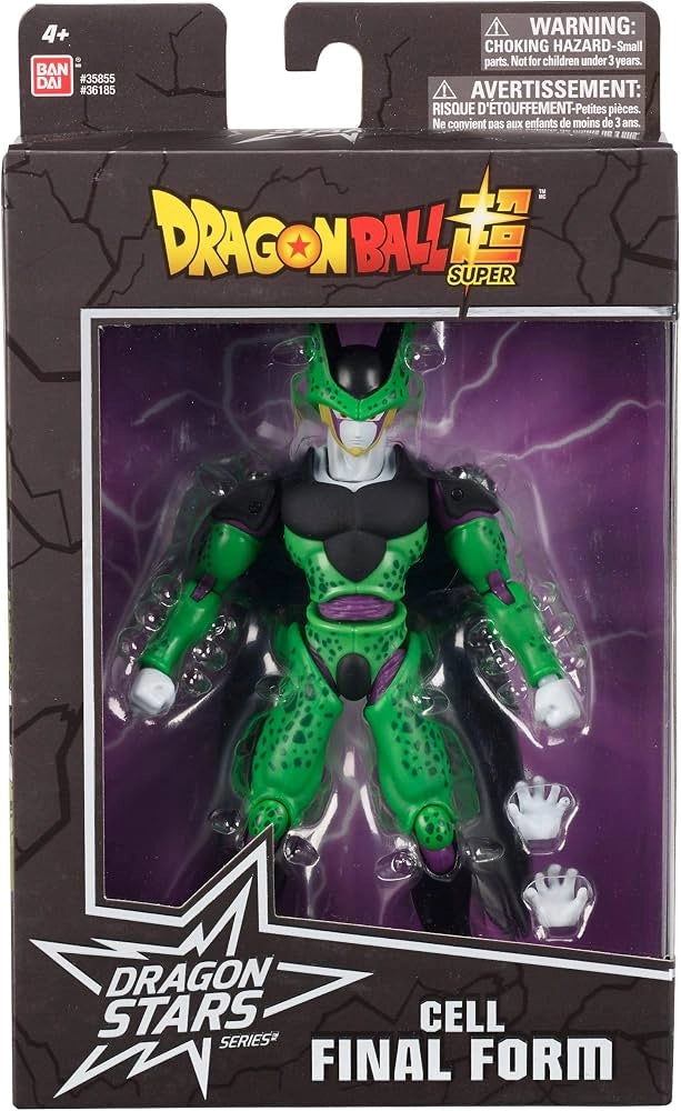 Dragon Ball,Dragon Stars series Cell final form,Figure 17 cm , Bandai,Eta 4+