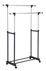 Stender nero/cromo doppio ed estensibile