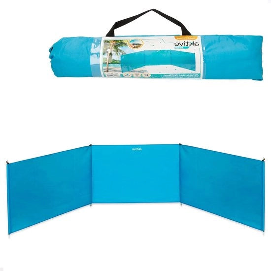 Ombrellone da spiaggia pieghevole multicolore 300 x 75 cm