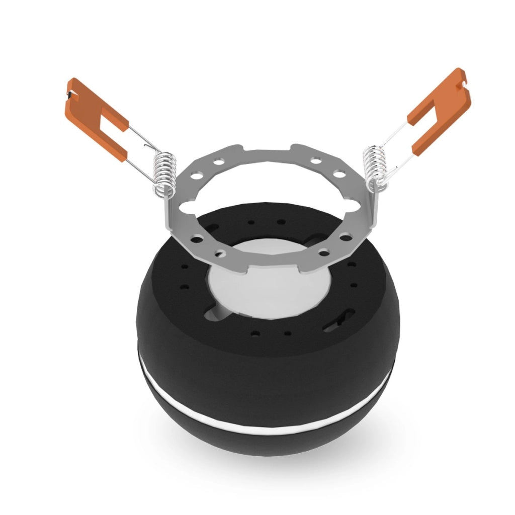 Faretto da incasso a soffitto nero GX53 Videx Spotlight