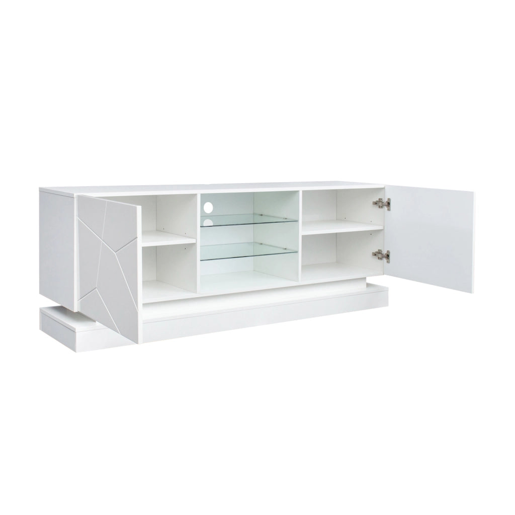 Mobile TV bianco opaco 160 cm
