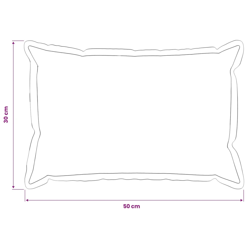 Federa 2 pz HOUTEN Grigio Scuro 30 x 50 cm Lino 916041