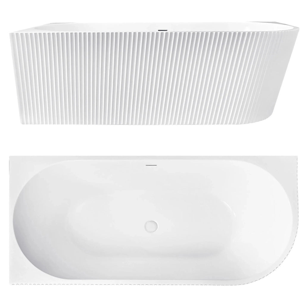 Vasca Bagno Wenus Sinistra 170cm Copritappo bianco