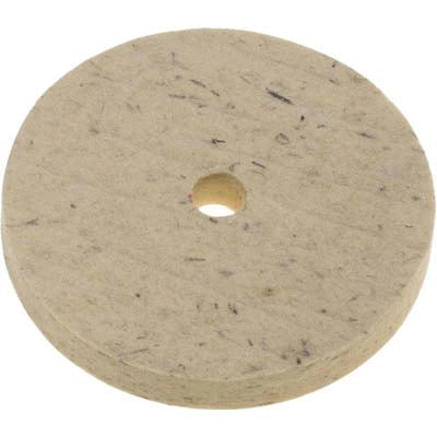 DISCO FELTRO X LUCIDATURA 339.25 PG - MM 80X10 F.MM 13- 5 pezzi