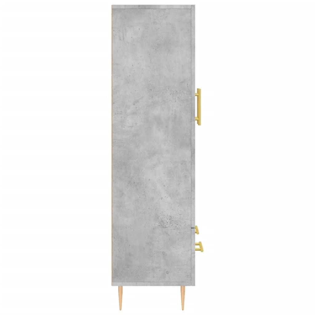 Buffet credenza cassettiera mobiletto mobile contenitore organizer cucina soggiorno salotto alto 69,5 x 31 x 115 cm legno ingegnerizzato grigio 02_0034465