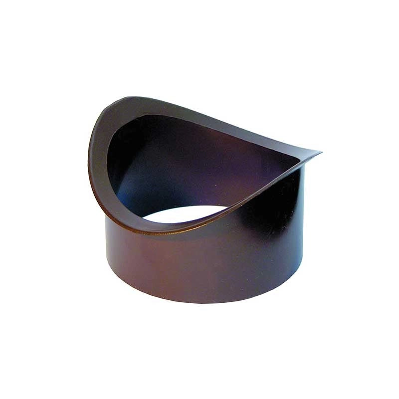 Bocchello in pvc marrone per gronda tipo "milano" : Diametro - 80