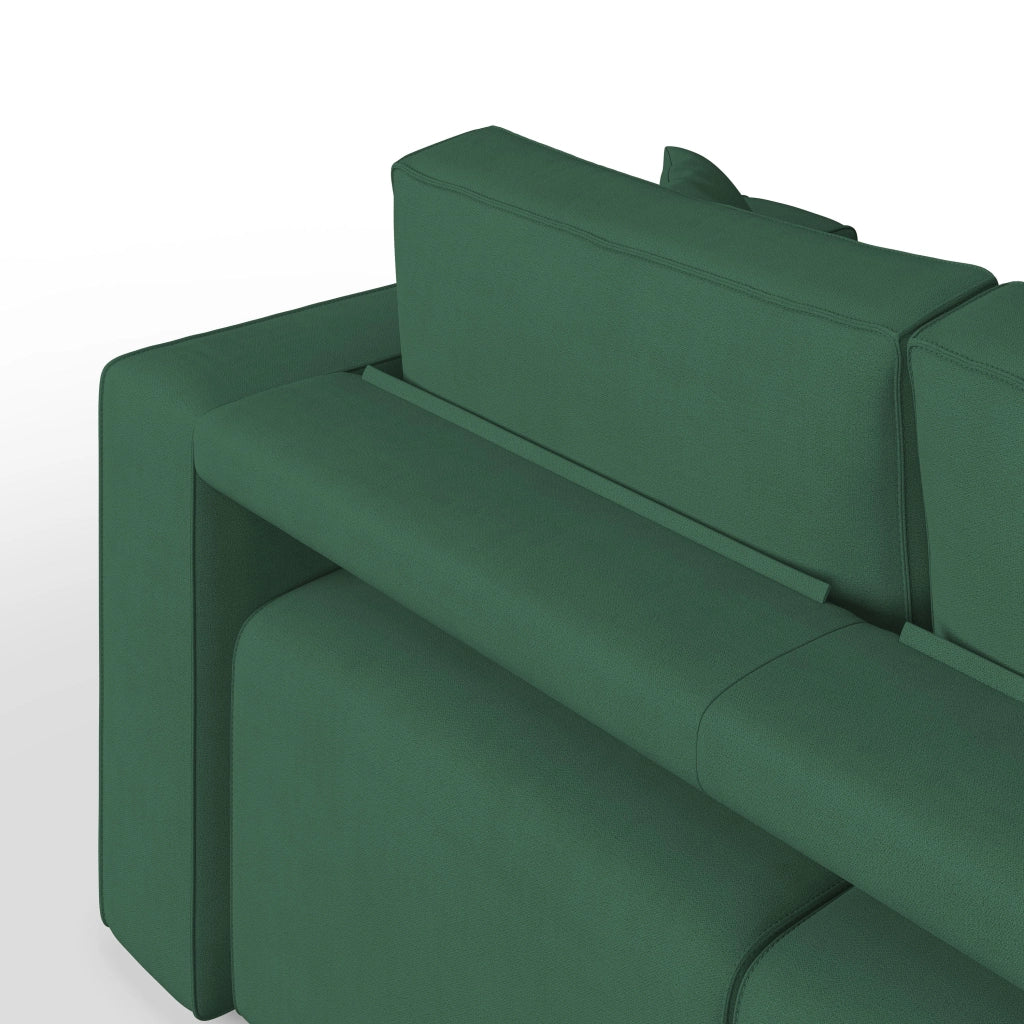 Morfeo Divano 3 sedute tessuto impermeabile 245 cm verde