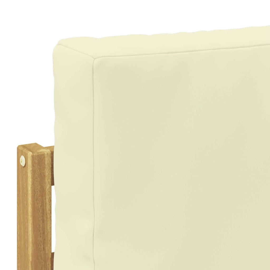 Set di divani da esterno 5 pcs Bianco e Crema 3391840