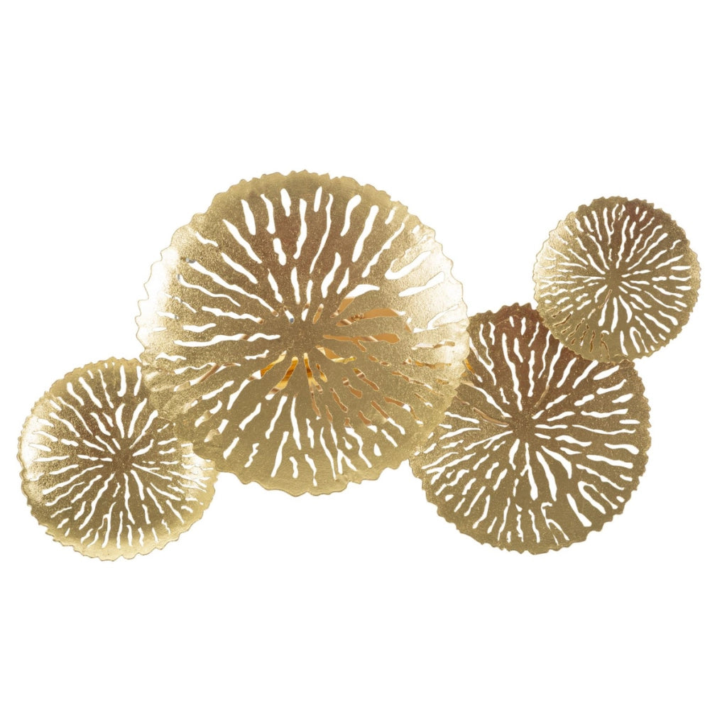 Lampada a Parete VKH48, Oro, Metallo, 47x13x28 cm