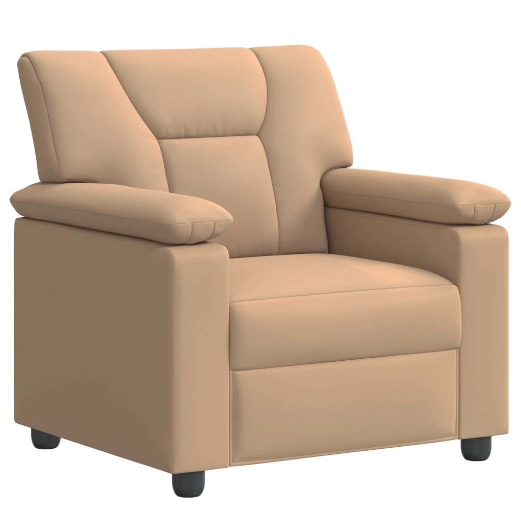 Set di divani 3 pcs Cappuccino Similpelle 3430556
