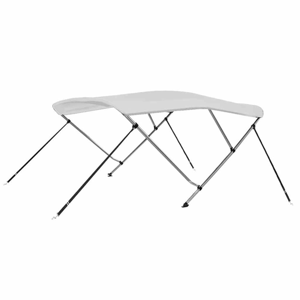 3-Bow Bimini Top White 183x160x137 Cm