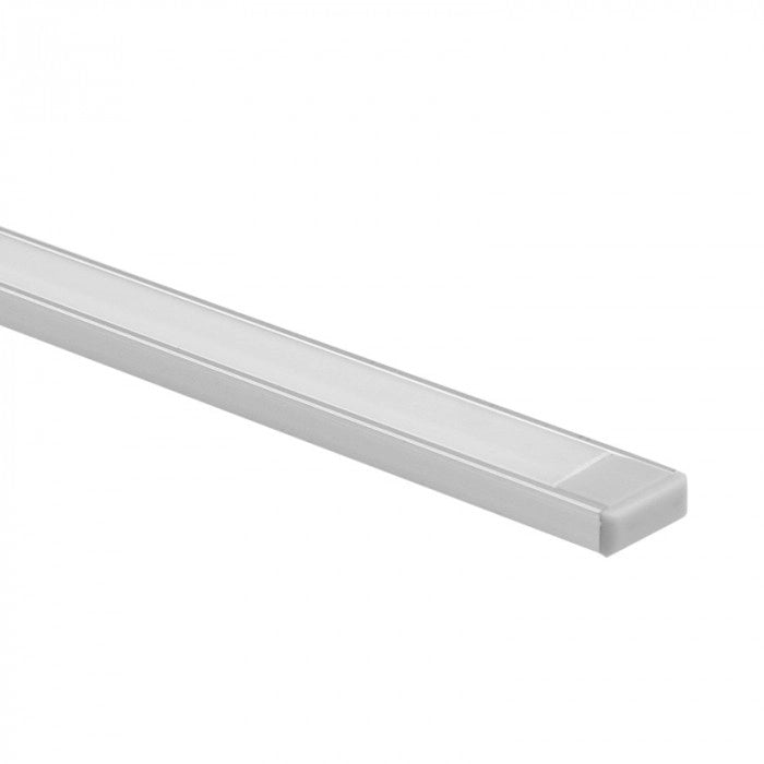 Profilo LED N01 superficie anodizzato diffusore opale 1m