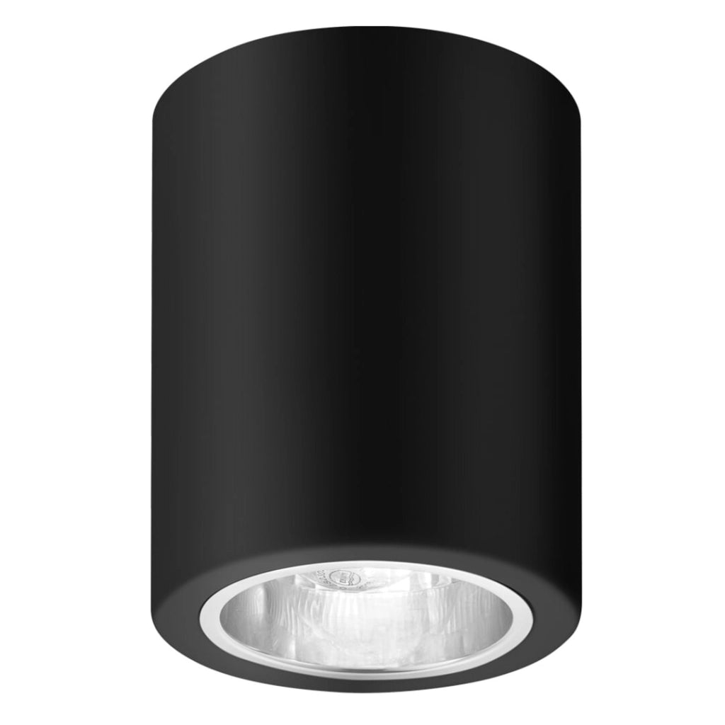 Spot soffitto esterno nero opaco E27 25W Kobald Rabalux