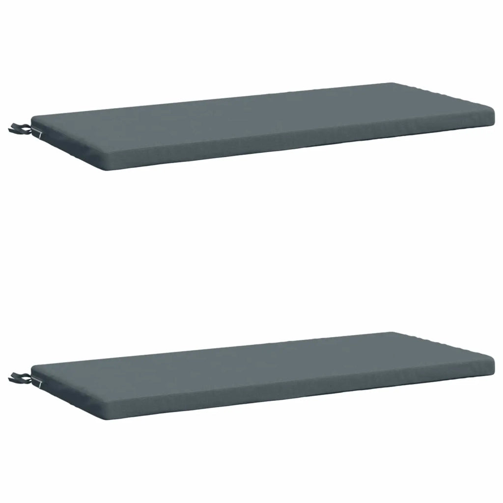 Cuscini per Panchina a 2 Pezzi SOEST 2 pz 100% Poliestere Blu 949265