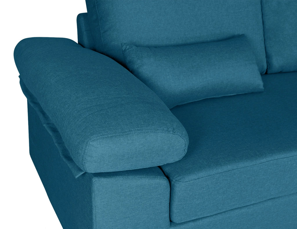 Divano angolare 3 posti con chaise longue destra - Washington - DI-WA27FBC-CLDX