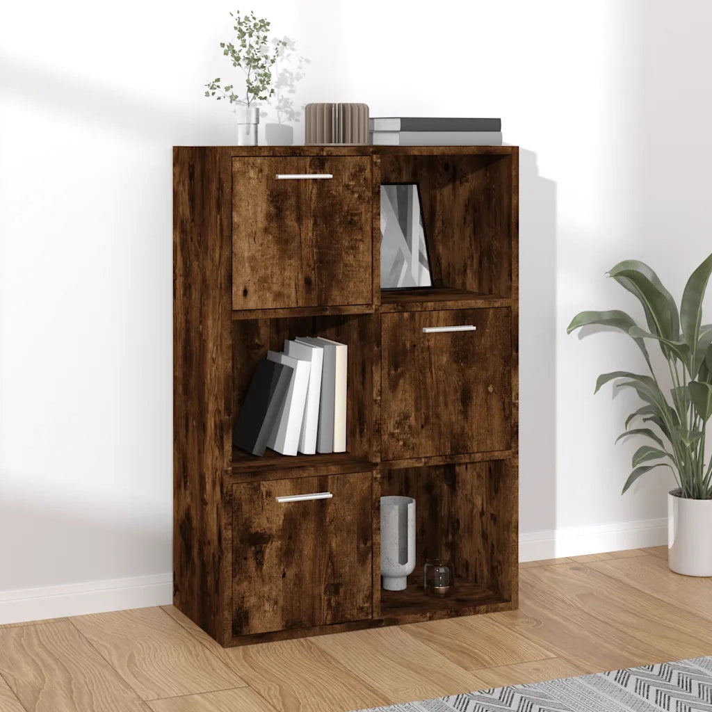 Mobile Contenitore in Rovere Fumo 60x29,5x90 cm CFW2763817