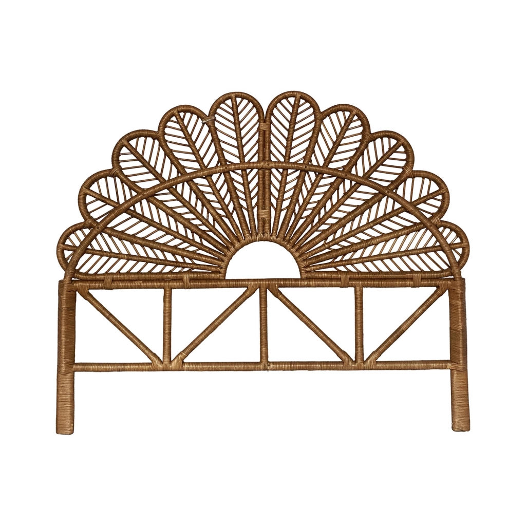 Testata in rattan scuro