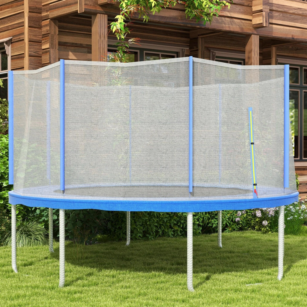 Rete di Sicurezza per Trampolino ¨C zephmum ¨C 366 cm Diametro, 8 Montanti