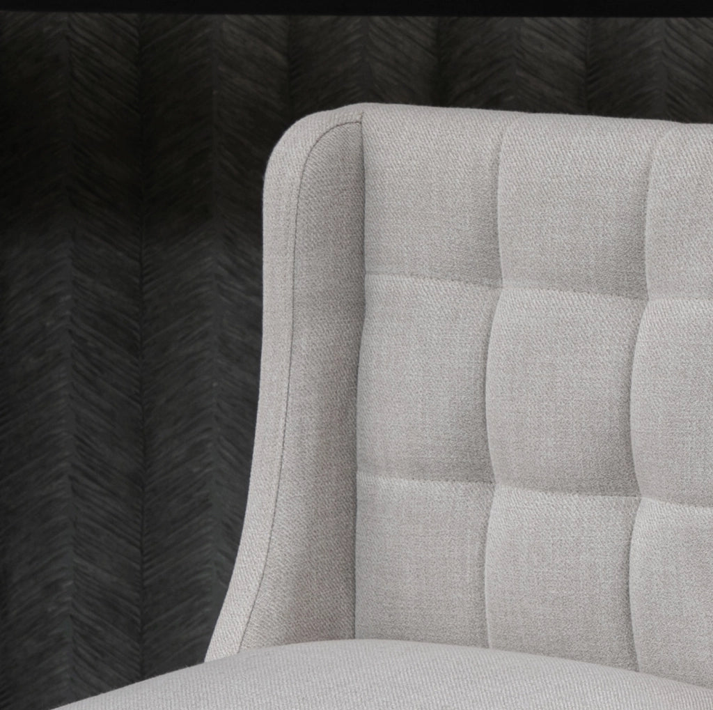 Sgabello da bar imbottito beige 47 x 50 x 101 cm