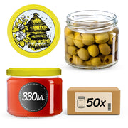 KADAX Sonka vasetti 330ml 50pz 82mm + coperchio "Api".