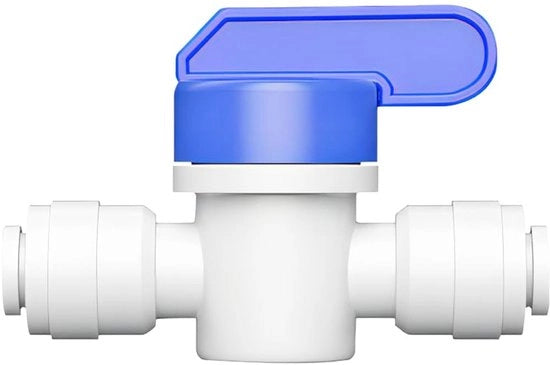 Valvola di scarico 1/4 pollici - Connettore d'acqua - Osmosi inversa - Connettore rapido - Impronte d'acqua assente - Sostenibile - Valvola di scarico d'acqua