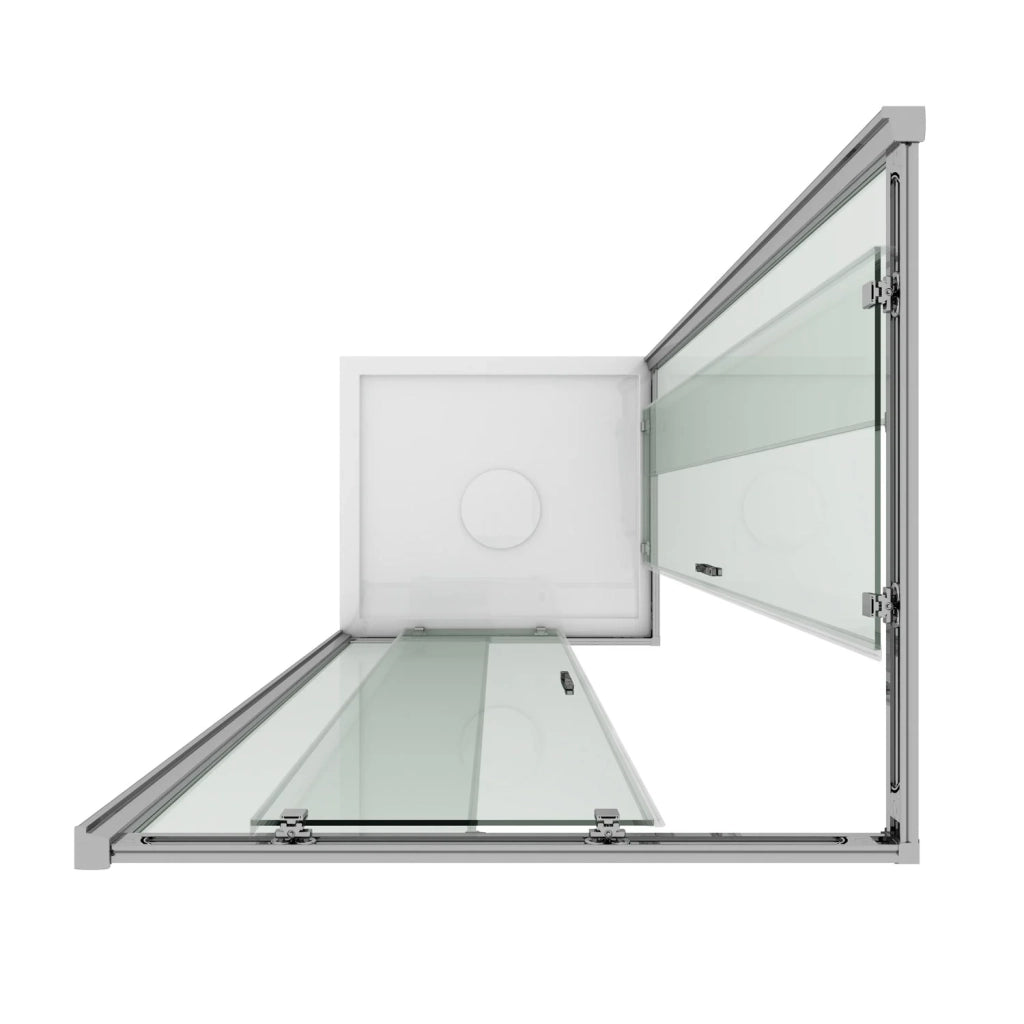 Box doccia 70x70CM H185 trasparente mod. Junior