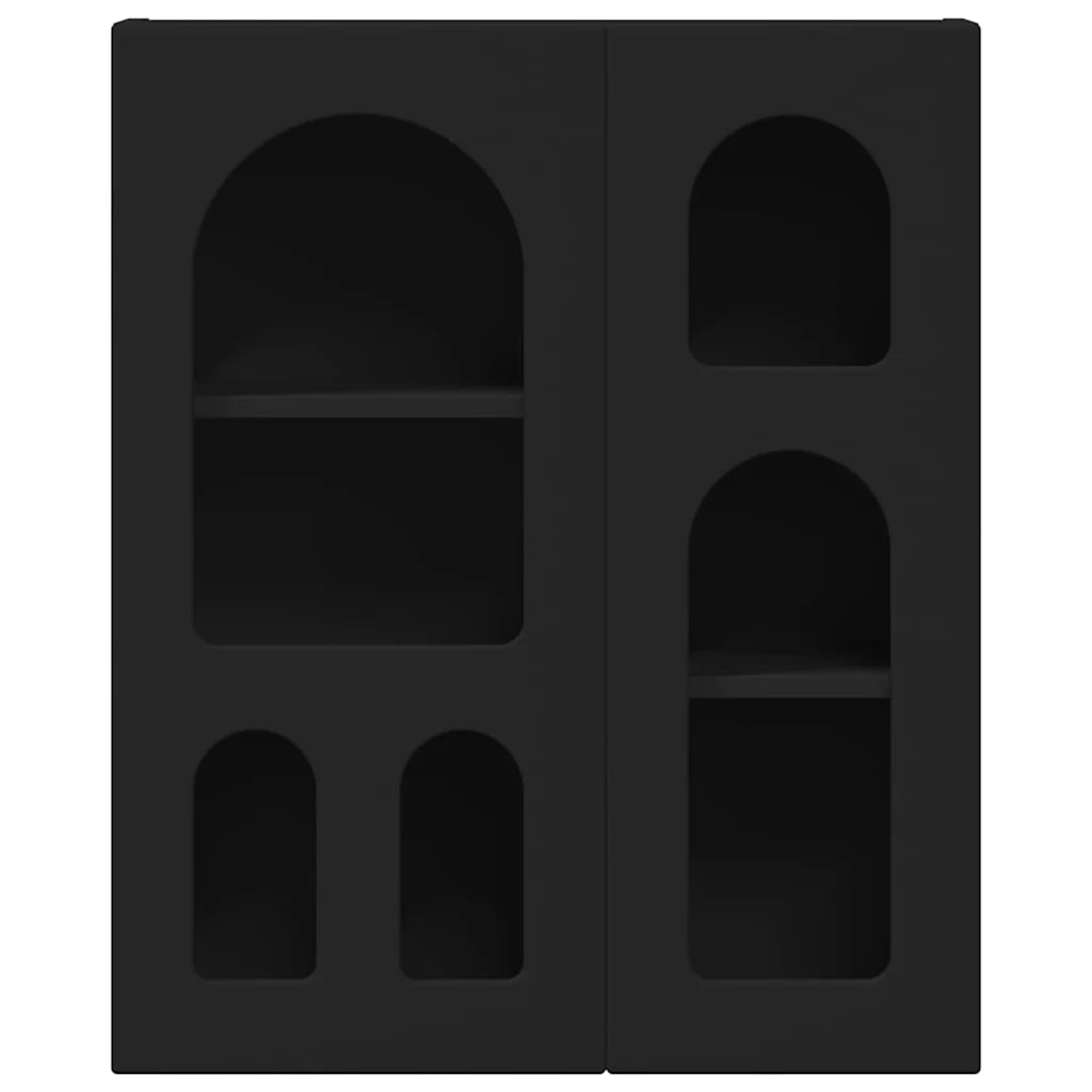 Armadio pensile Nero 59 x 20 x 71.5 cm Legno multistrato CFW5883769