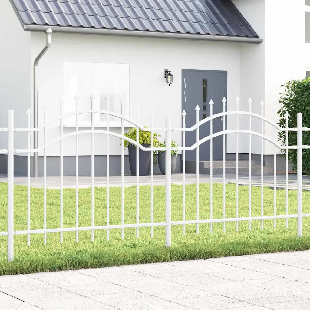 Recinzione per Giardino Woerden Bianco 240 x 140 cm 42003969