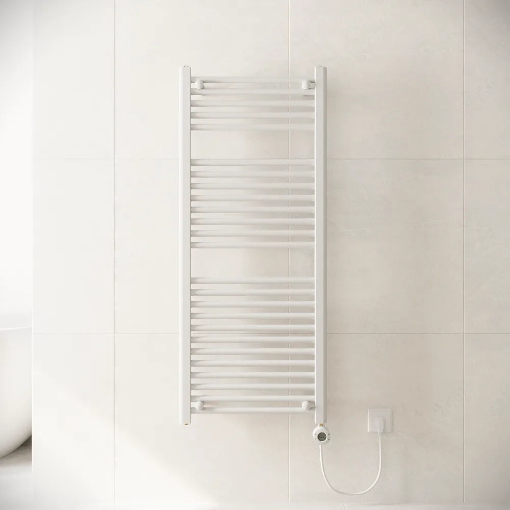 Termoarredo elettrico 1200x500 bianco opaco interasse 450 | Polaris