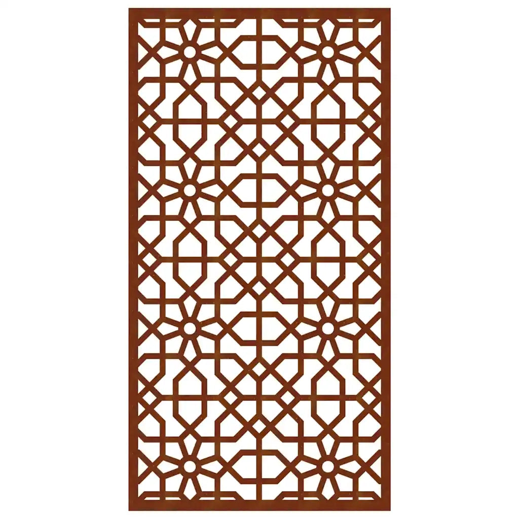 Decorazione Muro da Giardino 105x55 cm Moresco Acciaio Corten CFW1734860