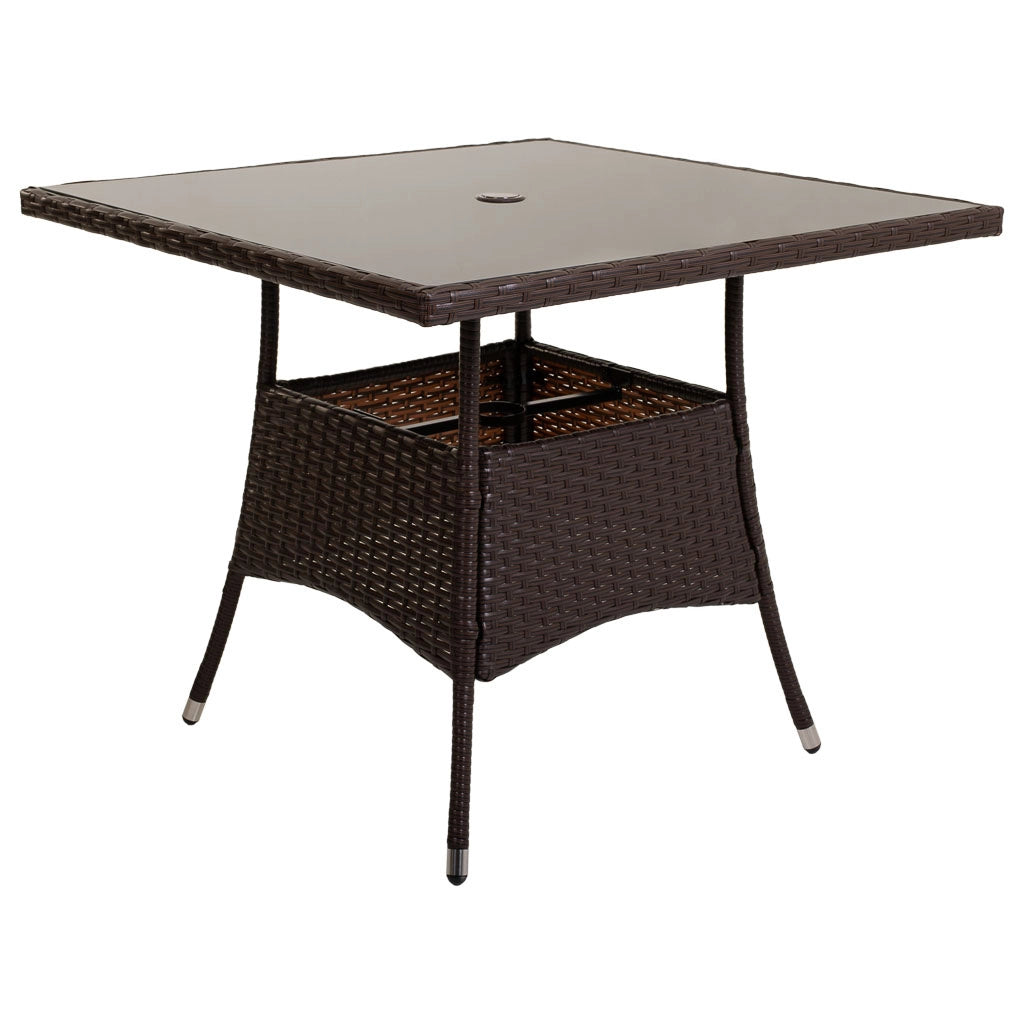 Set tavolo nero e 4 sedie