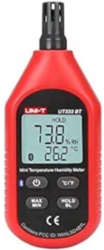 Mini Termometro e Umidificatore con Bluetooth -10°C a 60°C, 0% a 100% RH