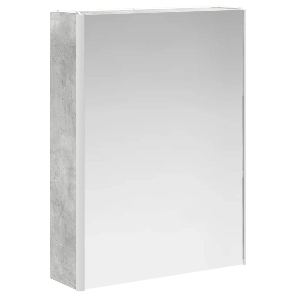Set di mobili per il bagno 5 pz Grigio Cemento 3406890