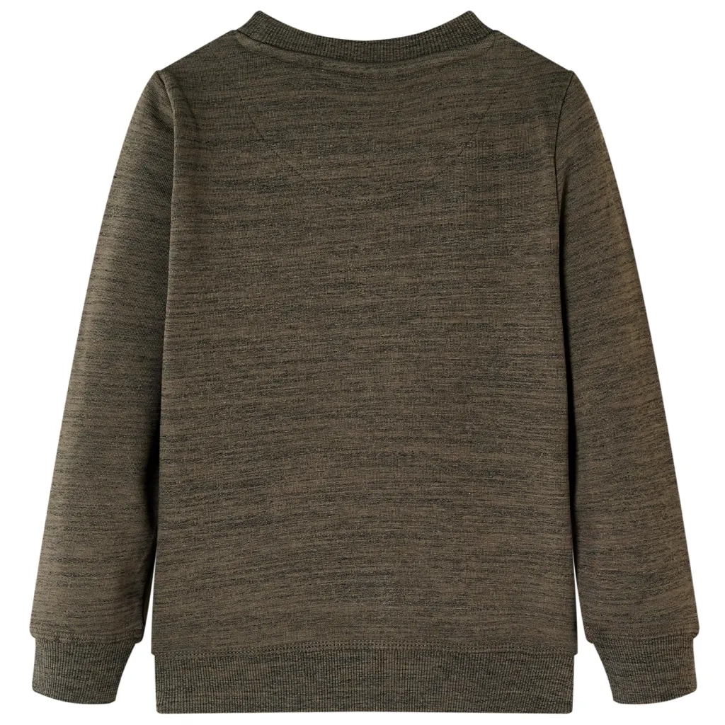 Felpa da Bambino Cachi Scuro M¨¦lange 104