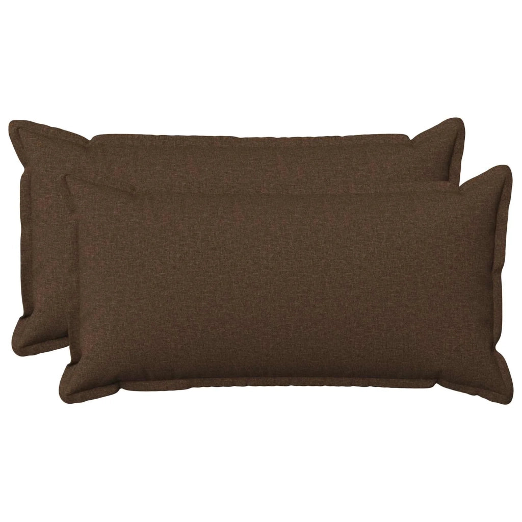 Federa 2 pcs HOUTEN Marrone 40 x 80 cm Lino 918052
