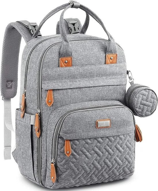 Borsa per bambino con contenitore per pannolino e assorbenti